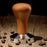 Stainless Steel Espresso Tamper Coffee Hand Press Tool for Cafe Hotel Brown