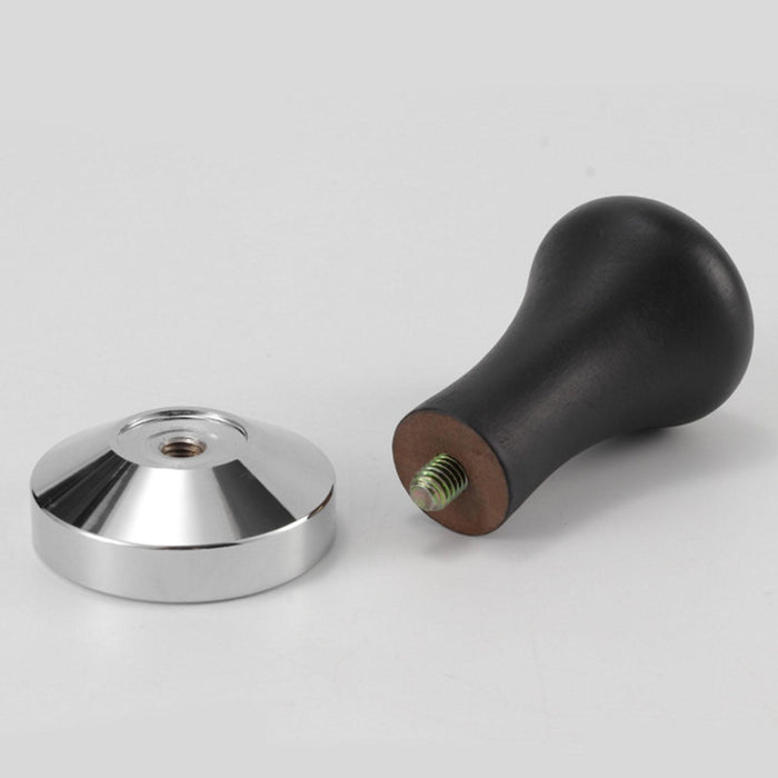 Stainless Steel Espresso Tamper Coffee Hand Press Tool for Cafe Hotel Black