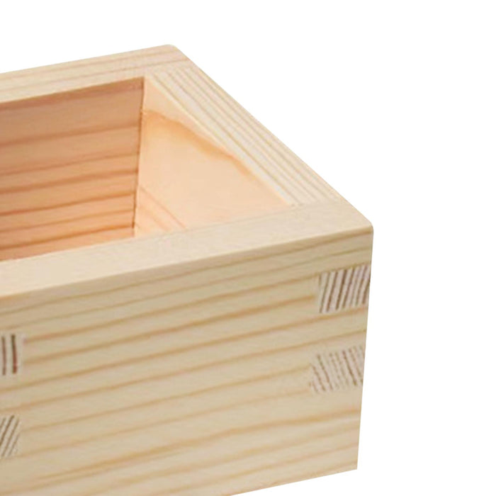 Crofta Wooden Box Jewelry Box Mini Wooden Boxes Square for Wine Glass Glass Water Cup styles B