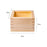 Crofta Wooden Box Jewelry Box Mini Wooden Boxes Square for Wine Glass Glass Water Cup styles B