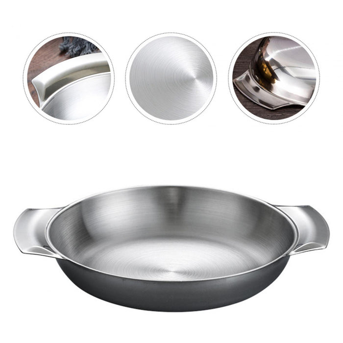 Stainless Steel Pot Fast Heating Household Kitchen Cookware for Camping Home 18cm