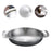 Stainless Steel Pot Fast Heating Household Kitchen Cookware for Camping Home 20cm