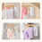 Wall Mount Clothes Drying Rack Laundry Hangers Dryer Rack for Bathroom Indoor White Wooden Pole