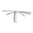 Wall Mount Clothes Drying Rack Laundry Hangers Dryer Rack for Bathroom Indoor White Aluminum Pole