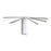 Wall Mount Clothes Drying Rack Laundry Hangers Dryer Rack for Bathroom Indoor White Aluminum Pole