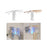 Wall Mounted Clothes Drying Rack Hanging for Indoor Daily Family Use Bedroom Aluminum Alloy