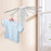 Wall Mounted Clothes Drying Rack Hanging Laundry Rack for Home Bedroom Patio Aluminum Alloy