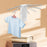 Wall Mounted Clothes Drying Rack Hanging Laundry Rack for Home Bedroom Patio Aluminum Alloy