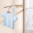 Wall Mounted Clothes Drying Rack Hanging Laundry Rack for Home Bedroom Patio Wooden