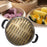 Stainless Steel Steamer Basket Bamboo Base Steamer for Dumplings Veggie 24cm