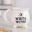 Witch Ceramic Mug with Handle Halloween Coffee Mug for Halloween Milk Cereal White