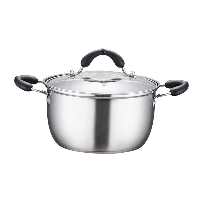 Stainless Steel Stockpot with Cover Soup Pot Nonstick Soup Pasta Canning Pot Large