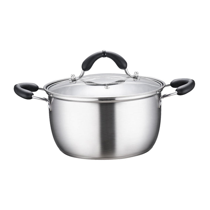 Stainless Steel Stockpot with Cover Soup Pot Nonstick Soup Pasta Canning Pot Large