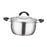 Stainless Steel Stockpot with Cover Soup Pot Nonstick Soup Pasta Canning Pot Large