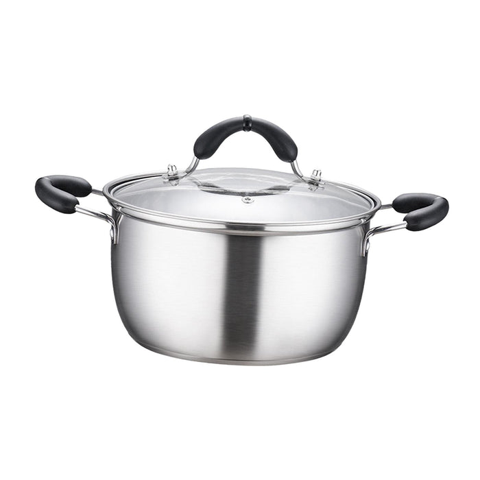 Stainless Steel Stockpot with Cover Soup Pot Nonstick Soup Pasta Canning Pot Large