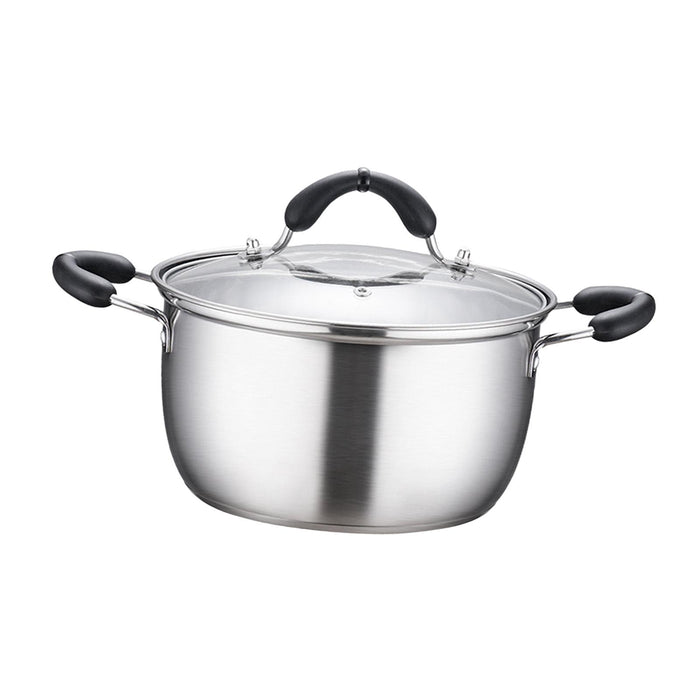 Stainless Steel Stockpot with Cover Soup Pot Nonstick Soup Pasta Canning Pot Large