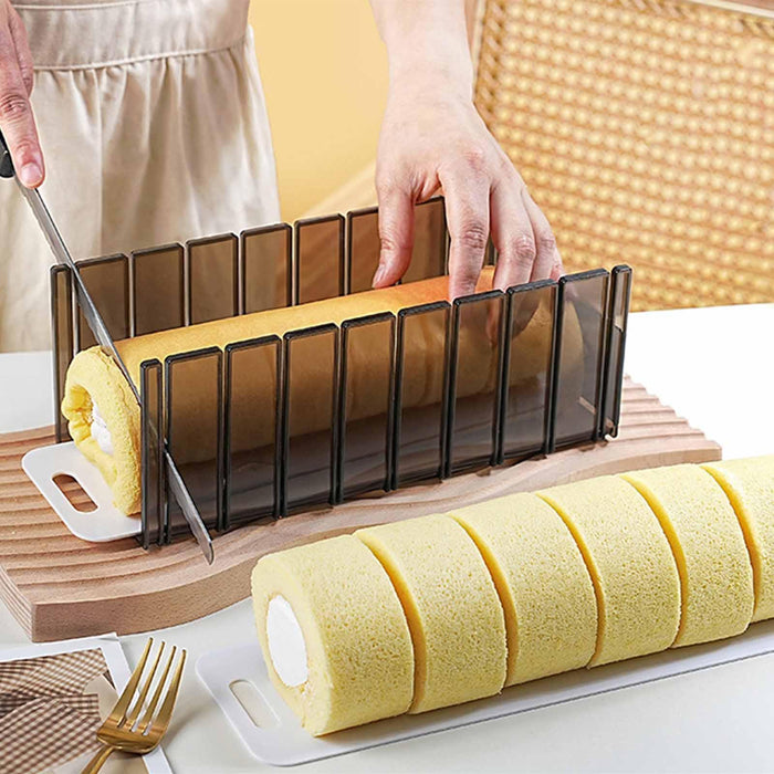 Swiss Roll Cutting Mold Layering Tool Divider Food Grade Dough Pastry Cutter 7 Slices 3.5cm