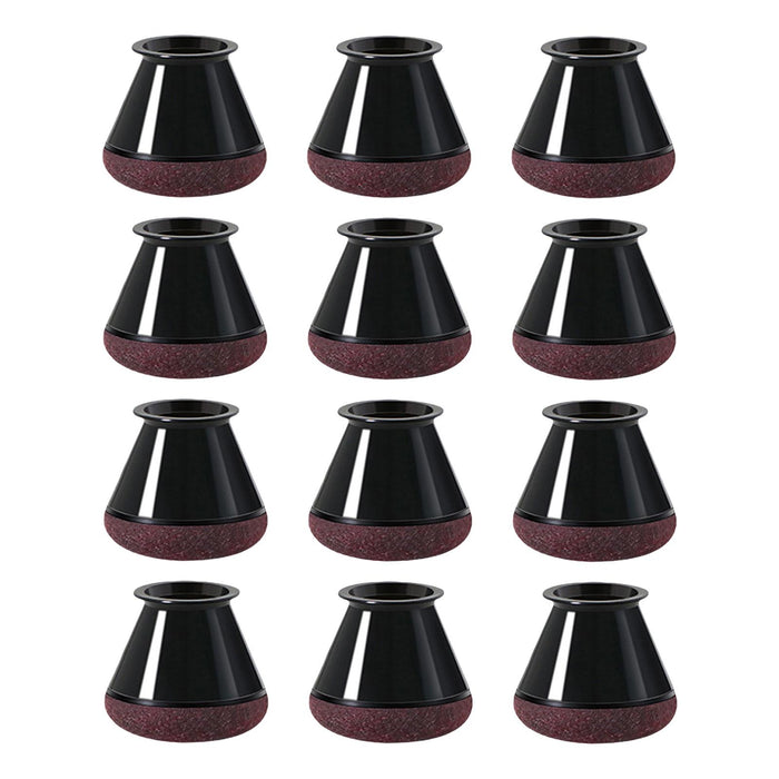 12Pcs Chair Leg Floor Protector with Felt AntiSlip Thickening Chair Leg Caps Medium