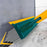 2 in 1 Scrape Brush Tile Scrub Brush Floor Scrubber Brush for Cleaning Patio Green