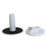 4 Pieces Kitchen Sink Tap Hole Cover Blanking Plug for Hotel Kitchen Bathtub White