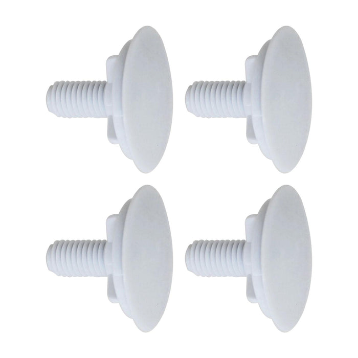 4 Pieces Kitchen Sink Tap Hole Cover Blanking Plug for Hotel Kitchen Bathtub White