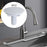 4 Pieces Kitchen Sink Tap Hole Cover Blanking Plug for Hotel Kitchen Bathtub White