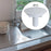 4 Pieces Kitchen Sink Tap Hole Cover Blanking Plug for Hotel Kitchen Bathtub White