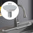 4 Pieces Kitchen Sink Tap Hole Cover Blanking Plug for Hotel Kitchen Bathtub Argent