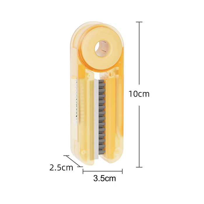 Tiny Bottle Cup Lid Brush Crevice Cleaning Brush for Water Bottles Cups Mugs Yellow