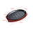 Steak Fry Plate Nonstick Oval Shape Teppanyaki Grill Pan for Kitchen Cooking 12inch