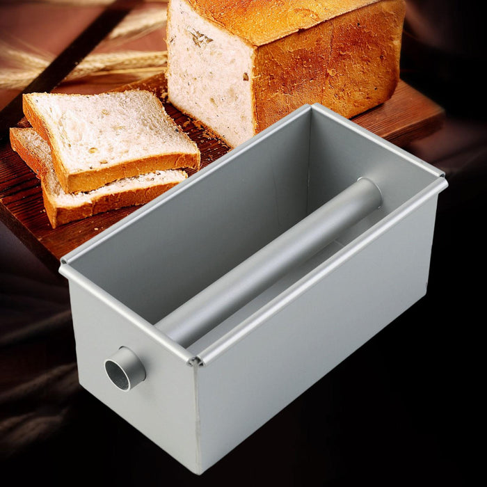 Toast Loaf Pan with Hollow Aluminum Alloy Baking Bread Pan Cake Pan Loaf Pan 250g dough ROUND