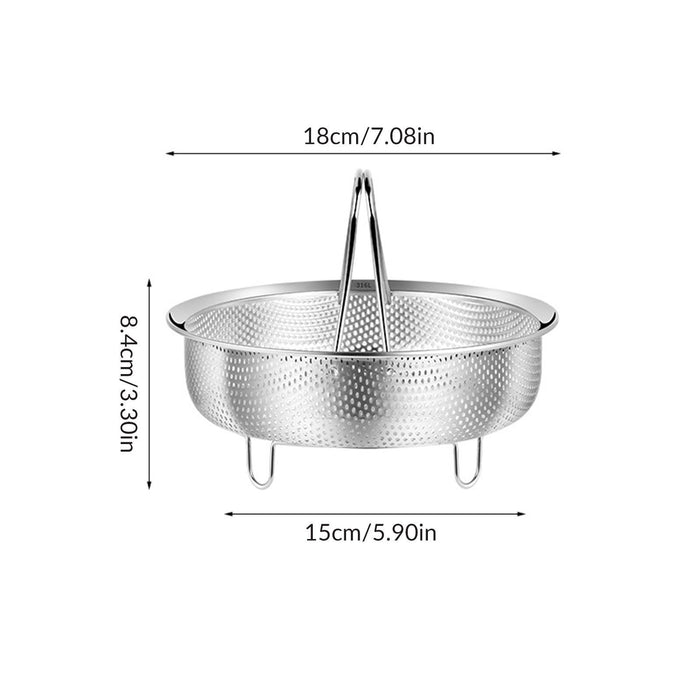 Stainless Steel Steamer Basket Metal Steamer Basket for Chicken Dumpling Bun