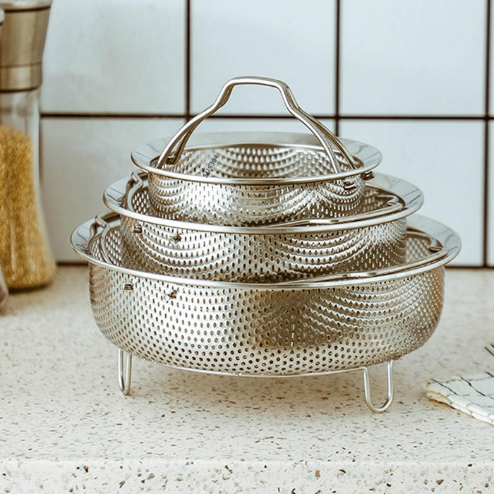 Stainless Steel Steamer Basket Metal Steamer Basket for Chicken Dumpling Bun