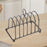 Toast Rack Holder Portable Countertop Decoration Bread Stand Bread Loaf Stand Black