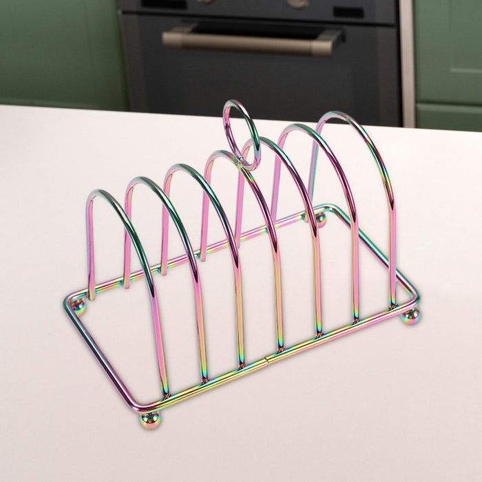 Toast Rack Holder Portable Countertop Decoration Bread Stand Bread Loaf Stand Multicolour