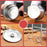 Stock Pot Round with Lid Hotpot Pot for Party Restaurant Pasta, Noodles, Egg without Handle