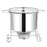 Stock Pot Round with Lid Hotpot Pot for Party Restaurant Pasta, Noodles, Egg without Handle