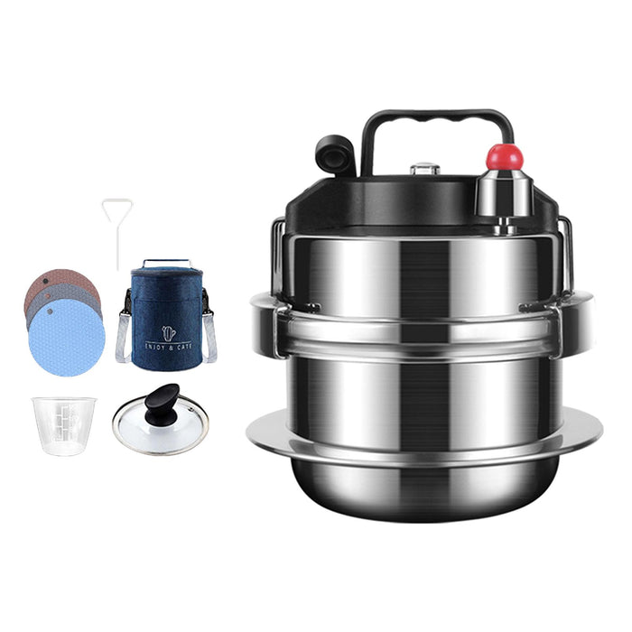 Stainless Steel Pressure Cooker for Commercial Kitchen Gas or Electric 0.8L