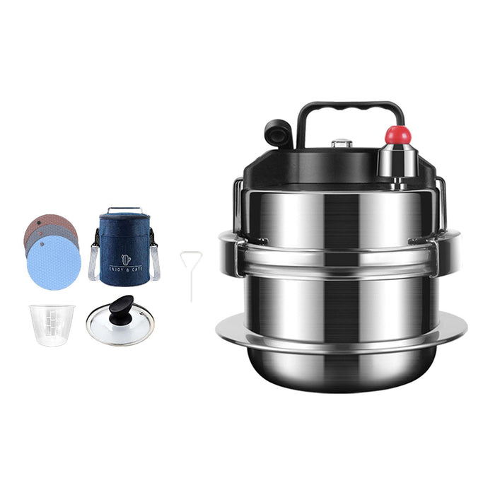 Stainless Steel Pressure Cooker for Commercial Kitchen Gas or Electric 0.8L