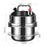 Stainless Steel Pressure Cooker for Commercial Kitchen Gas or Electric 2.0L