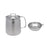 Stainless Steel Deep Fryer Pot with Lid for Oils Storage Onion Rings Boiling 1.5L