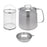 Stainless Steel Deep Fryer Pot with Lid for Oils Storage Onion Rings Boiling 1.5L