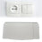 Switch Outlet Cover Socket Waterproof Box for Outdoor Restaurant Accessories White Style C