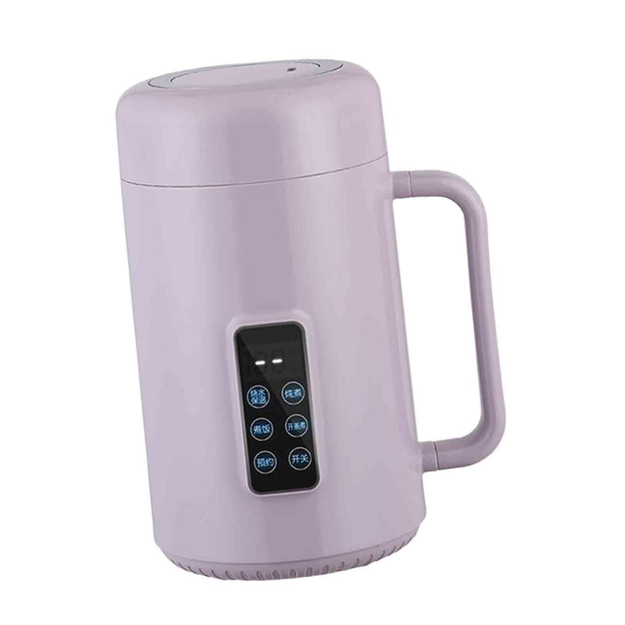 1L Rice Cooker Multipurpose Portable Electric Pot for Kithcen Household Meat Purple