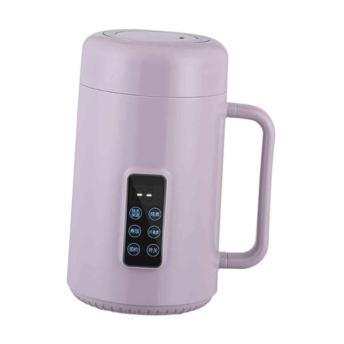 1L Rice Cooker Multipurpose Portable Electric Pot for Kithcen Household Meat Purple