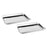 Stainless Steel Nonstick Easy to Clean Baking Sheet for Party Kitchen Baking 22.8cmx14.8cmx1.2cm