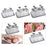 Stainless Steel Ham Meat Pressing Mold Box for Kitchen Tool Hamburger Making 1kg