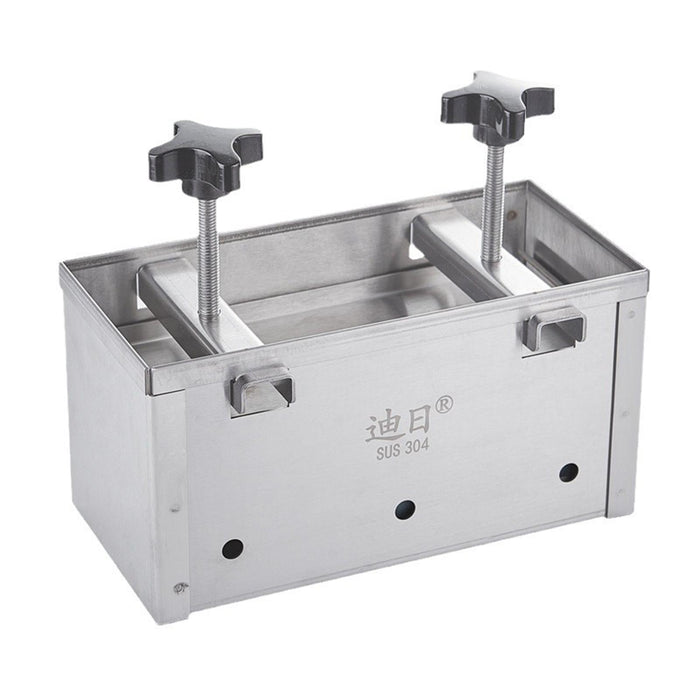 Stainless Steel Ham Meat Pressing Mold Box for Kitchen Tool Hamburger Making 1kg