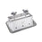 Stainless Steel Ham Meat Pressing Mold Box for Kitchen Tool Hamburger Making 1kg