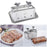 Stainless Steel Ham Meat Pressing Mold Box for Kitchen Tool Hamburger Making 1kg